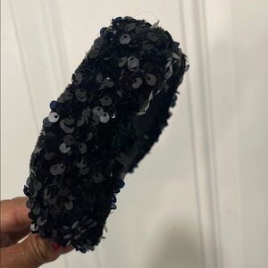 Black Sequin Headband